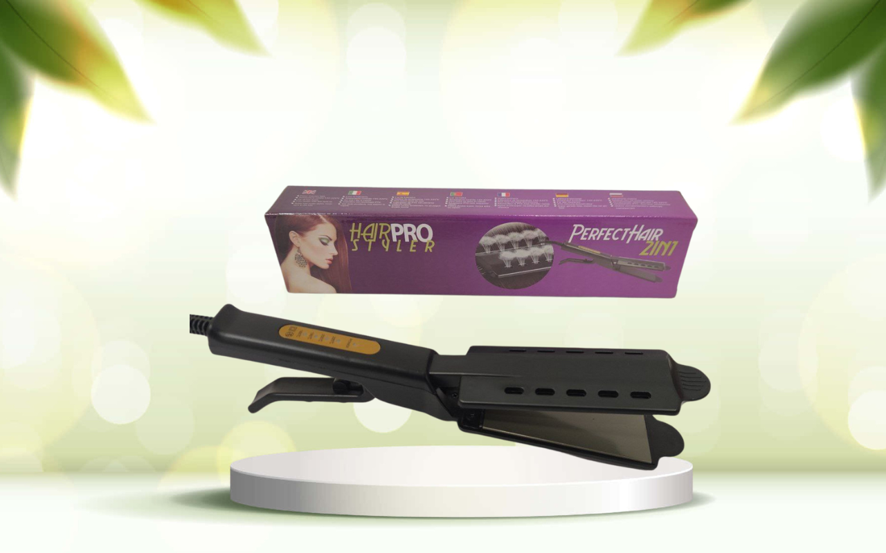 Scopri la piastra Hair Pro Style 2 in 1 per capelli lisci e asciutti in un solo gesto
